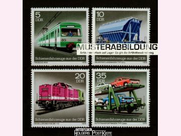 Satzausgabe DDR 2414-2417 Schienenfahrzeuge