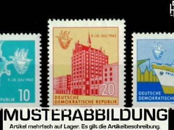 Satzausgabe DDR 898-900 Ostseewochen Stadt Rostock
