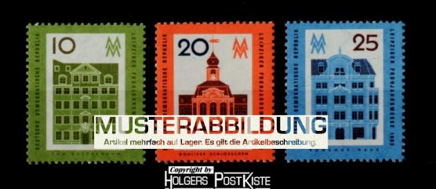 Satzausgabe DDR 873-875 Frühjahrsmesse Leipzig