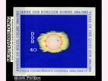 Blockausgabe DDR Block 21 (1082) Jahre der ruhigen Sonne