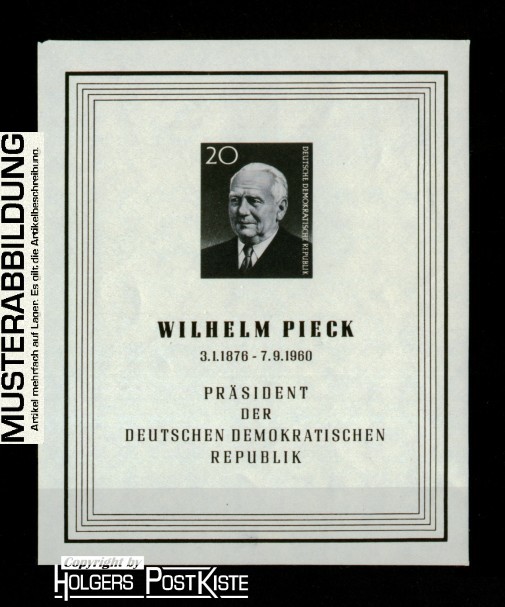 Blockausgabe DDR Block 16 (784B) Wilhelm Pieck