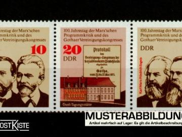 Zusammendruck DDR WZd328 (2050-2052) Marx