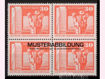 Vierereinheit DDR 1899 Aufbau-Serie (Faust Halle) Großformat