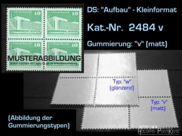 Vierereinheit DDR 2484 v Aufbau-Serie (Palast der Republik)