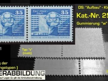 Paareinheit DDR 2506 w (waagerecht) Aufbau-Serie (Karl Marx Monument)