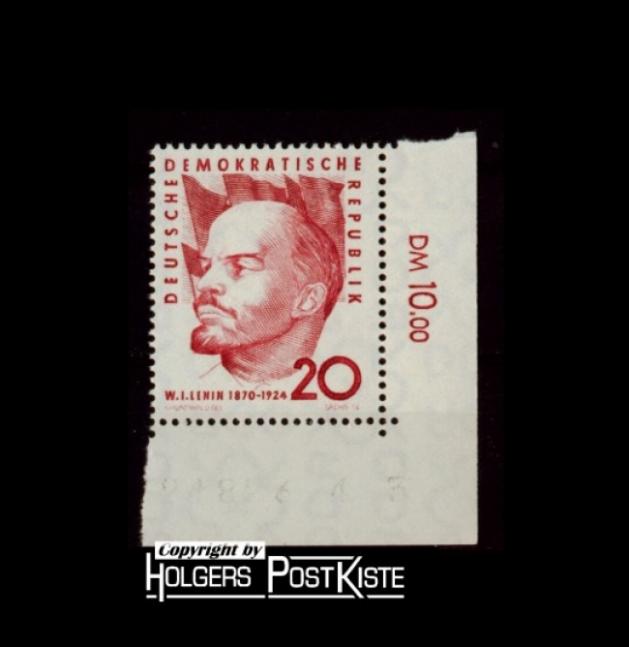 Bogenrand (Ecke) DDR 762 Wladimir Iljitsch Lenin