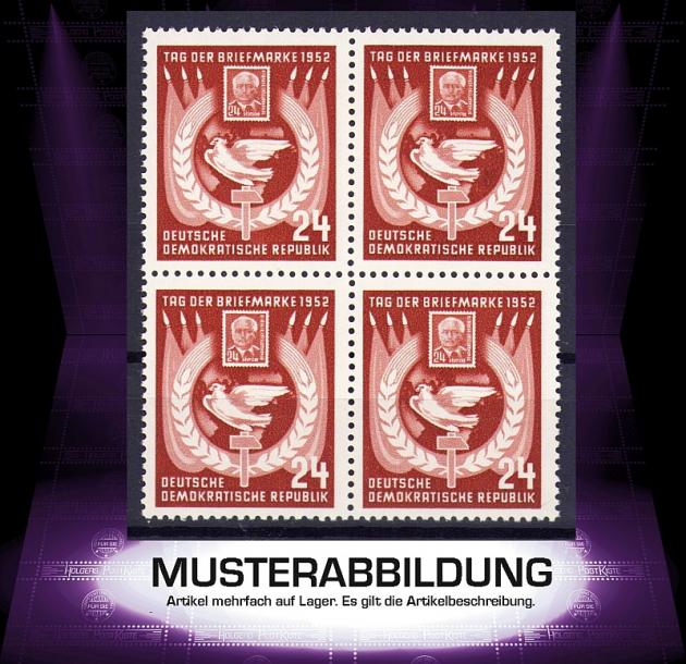 Vierereinheit DDR 319 - Tag der Briefmarke