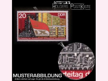 Plattenfehler DDR 2124 - Feld 15 Bo II