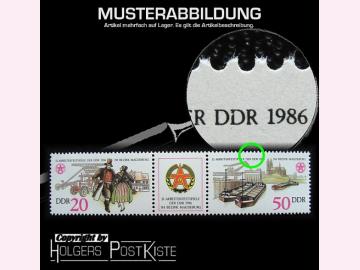 Plattenfehler DDR 3029 - Feld 9 Bo 3 (WZd677)