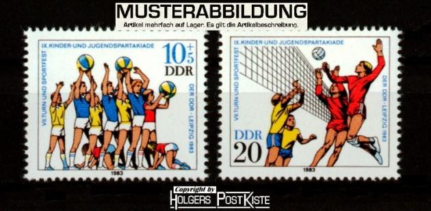 Satzausgabe DDR 2814+2815 Jugendspartakiade