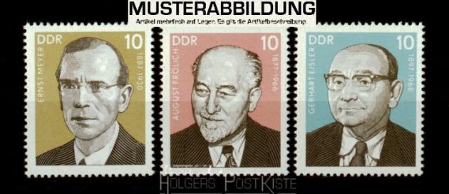 Satzausgabe DDR 2264-2266 Arbeiterpersönlichkeiten (VI.Ausgabe)