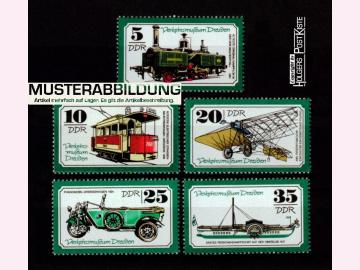 Satzausgabe DDR 2254-2258 Verkehrsmuseum Dresden