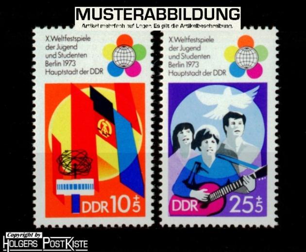 Satzausgabe DDR 1829+1830 Weltfestspiele Berlin (I.Ausgabe)