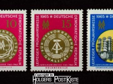 Satzausgabe DDR 1090-1092 Frühjahrsmesse Leipzig