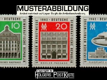 Satzausgabe DDR 913-915 Herbstmesse Leipzig