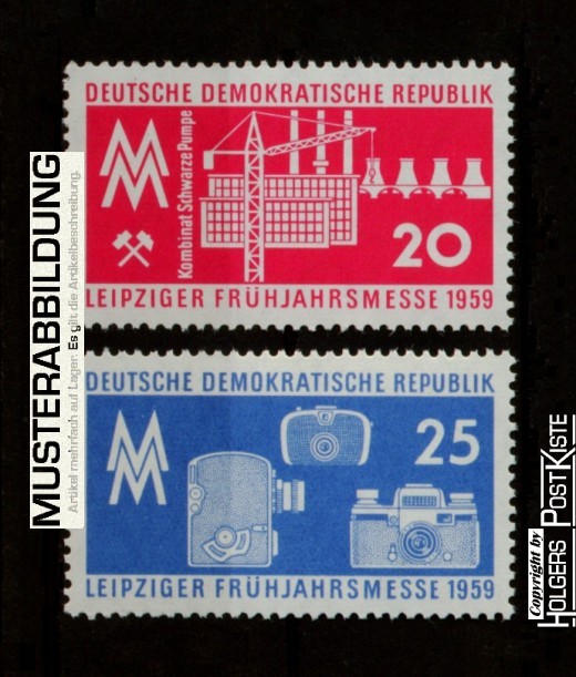 Satzausgabe DDR 678+679 Frühjahrsmesse Leipzig Satzausgabe DDR 678+679 Frühjahrsmesse Leipzig