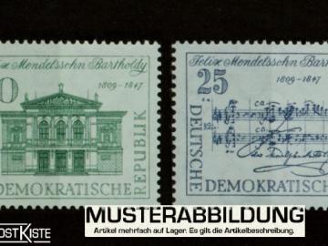 Satzausgabe DDR 676+677 Felix Mendelssohn Bartholdy