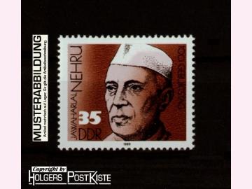 Einzelausgabe DDR 3284 Jawaharlal Nehru (Indien)