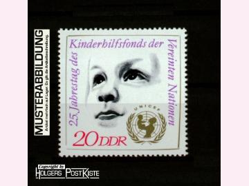 Einzelausgabe DDR 1690 Vereinte Nationen (UNO) Kinderhilfsfonds UNICEF