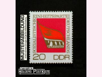 Einzelausgabe DDR 1679 Parteitag SED (II.Ausgabe)