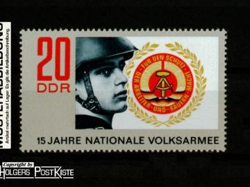 Einzelausgabe DDR 1652 Nationale Volksarmee (NVA)