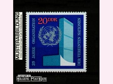 Einzelausgabe DDR 1621 Vereinte Nationen (UNO)