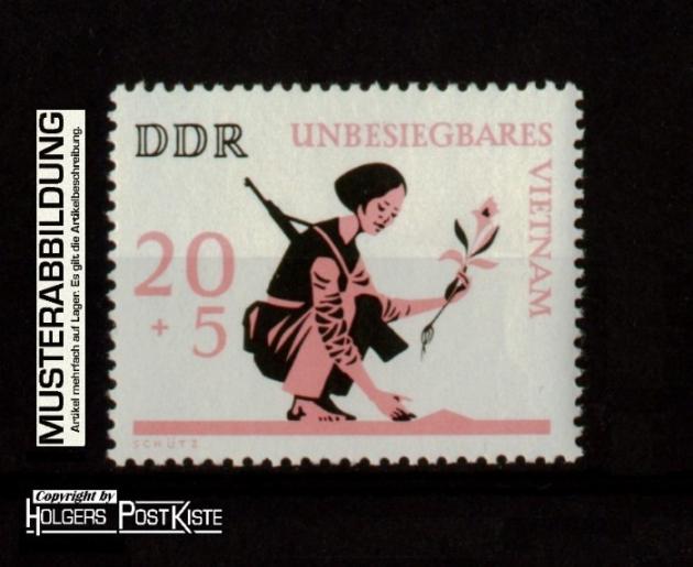 Einzelausgabe DDR 1220 Unbesiegbares Vietnam (I.Ausgabe)