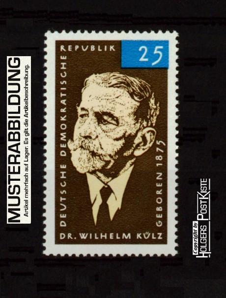 Einzelausgabe DDR 1121 Dr.Wilhelm Külz (Politiker) Einzelausgabe DDR 1121 Dr.Wilhelm Külz (Politiker)