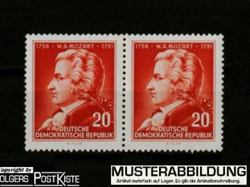 Paareinheit DDR 511 (waagerecht) Wolfgang Amadeus Mozart