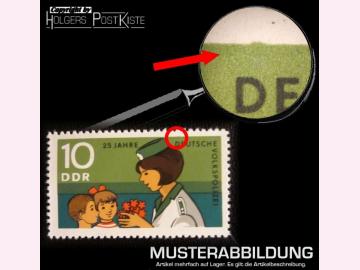 Plattenfehler DDR 1580 - Feld 8 Bo 2, 4