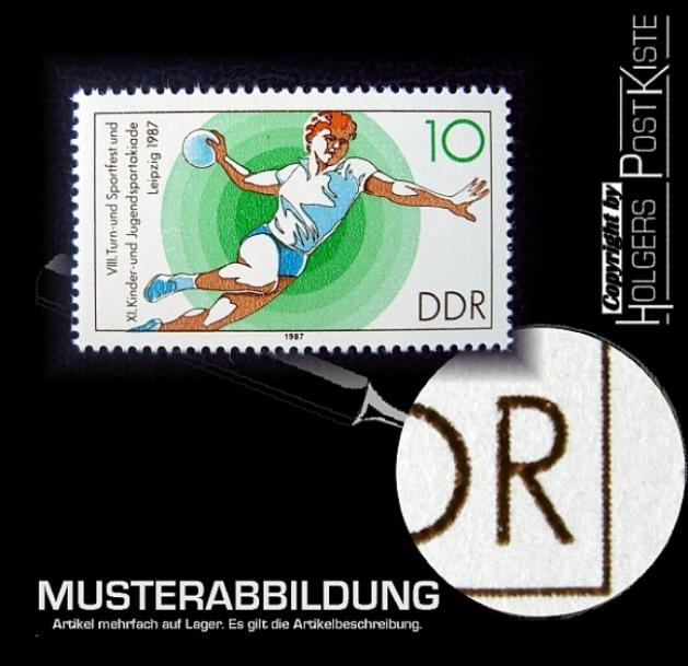 Plattenfehler DDR 3112 - Feld 26