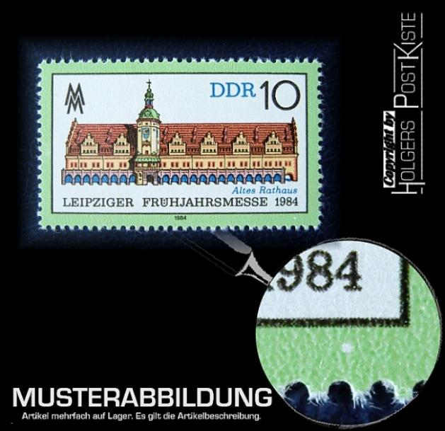 Plattenfehler DDR 2862 - Feld 30