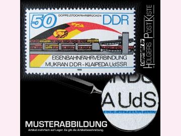 Plattenfehler DDR 3052 - Feld 39 (EM)